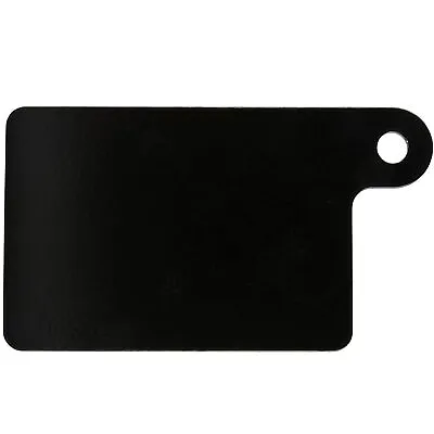 Lowbrow Motorcycle Inspection Sticker Mounting Plate 4.25 X3  Black Aluminum USA • $15.72