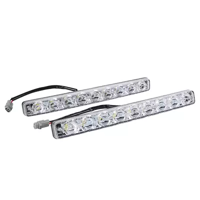 2pcs White 9-LED Long Strip Daytime Running Light DRL Fog Day Driving Lamp DON • $28.33