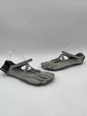 Vibram Women's FiveFingers V-Soul Indoor Training Shoe Grey Size 10-10.5 • $24.99