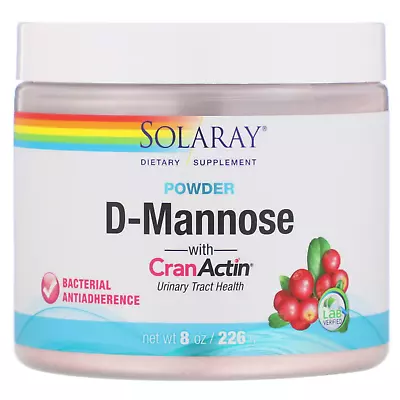 Solaray D-Mannose With CranActin Powder 2000 Mg 8 Oz (226 G) • $82.95