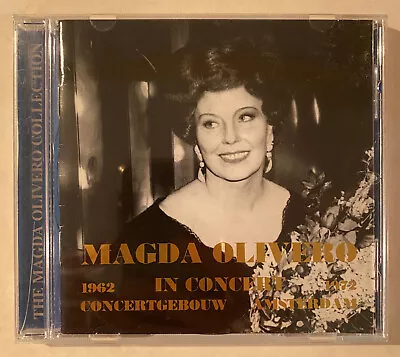 MAGDA OLIVERO In Concert 1962-1972 Concertgebouw Puccini Mascagni Boito CD • $39.97