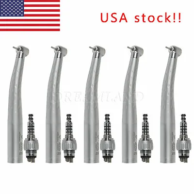 1-5 Packs Dental Standard High Speed Handpiece + 4-Hole Quick Coupler • $118.06