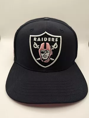 Las Vegas Raiders Pro Standard Snapback Cap Hat Black Pink Logo Super Bowl XI • $19.95