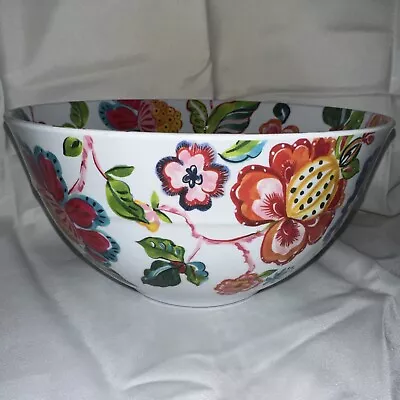 Pioneer Woman Melamine- Single Medium Mixing Bowl 9.5” With Rubber Bottom • $12.98