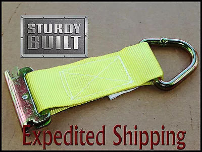 12x E Track Tie Off Rope Cargo Down Straps Container Ratchet Dolly Trailer Truck • $33.96