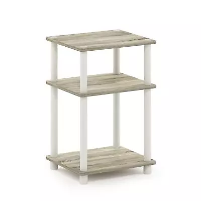 Furinno Just 3-Tier Turn-N-Tube End Table / Side Table / Night Stand / Bedsid... • $22.99