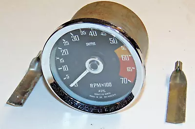 1968-72  MGB  Smiths RVC 1433/00 Tachometer With Mount Straps- Nice S4 L#16 • $40