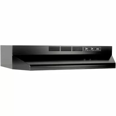 Broan 4130 30 W Steel Non Ducted Under Cabinet Range Hood - Black • $79