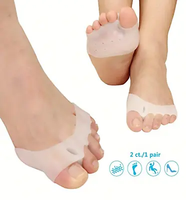 $15.85 • Buy Metatarsal Pads Toe Separators Ball Of Foot Cushions- Soft Gel Ball Of Foot Pads