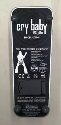 $188.89 • Buy Jim Dunlop Zakk Wylde Signature Cry Baby ZW 45 Wah Guitar Effects Pedal VeryGood