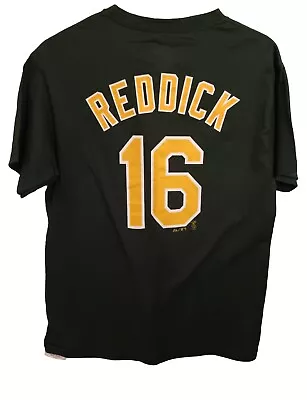 Oakland A's Shirt Adult Large Green Short Sleeve Josh Reddick #16 MLB Baseball* • $5