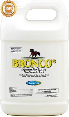 $36.39 • Buy Farnam Broncoe Equine Fly Spray With Citronella Scent For Horses And Dogs, 128 O