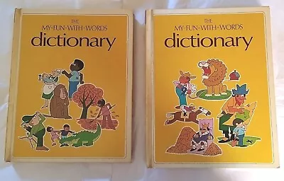 My Fun With Words Dictionary Two Volumes A-K And L-Z Vintage 1974 James Ertel  • $12.99