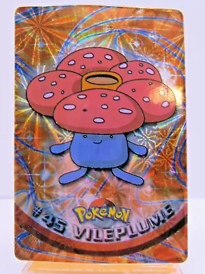 90's Pokémon Vending Holo STICKER Card Topps TV Animation #46 Vileplume • $1.29