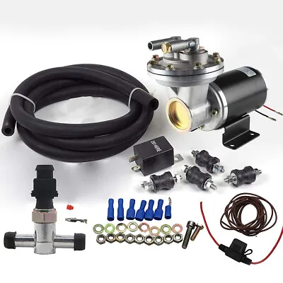 $162.98 • Buy Electric Vacuum Pump Kit Mounting Hardware For Brake Booster 12 Volt 18-22