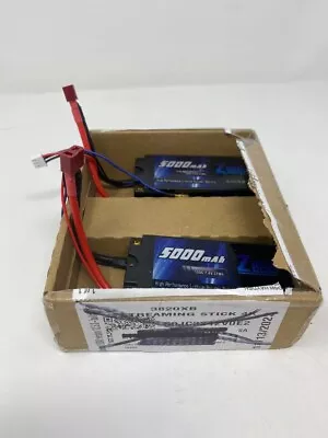 2x Zeee 7.2V 5000mAh NiMH Batteries: Tamiya Plug For RC Cars Open Box • $48.50