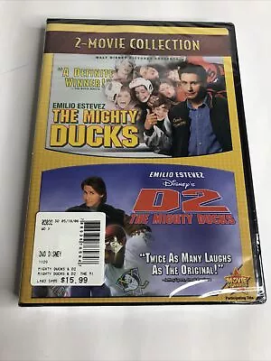 THE MIGHTY DUCKS + D2 THE MIGHTY DUCKS New Sealed 2 DVD Double Feature • $13.49