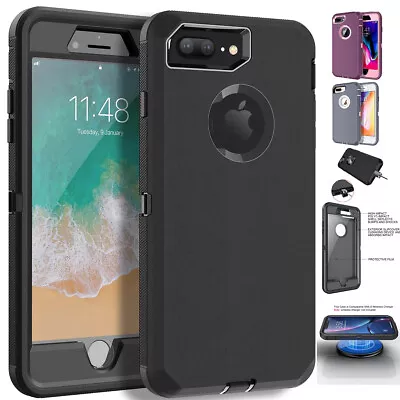 For Apple IPhone Xs Max X 7 8 6 6s Plus Armor Heavy Duty Shockproof Case Cover • $11.99