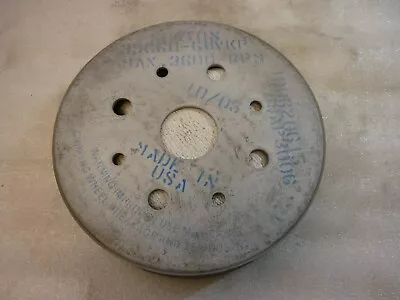 Norton Grinding Wheel 6  Diameter 3600 RPM Pn 39C60-G8VKP • $99.95