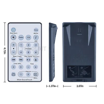 Remote Control For Bose Wave Sound Touch Music Radio System I II III IV • $16.89