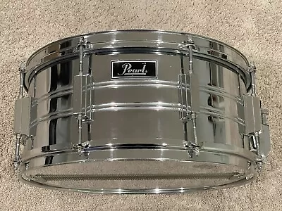 Pearl Vintage Steel Snare Drum 14 X 6.5” 1970’s Drums Drumset Set • $175