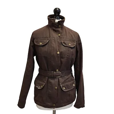 £35.99 • Buy Sherwood Forest Jacket Brown Long Sleeve Zip Up Belted Women's UK L 12 YY482