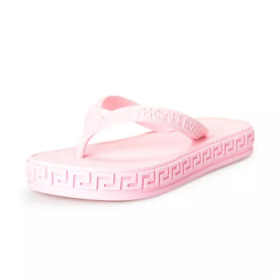 Versace Women's Candy Pink Pool Slide Flip Flops Shoes • $219.99