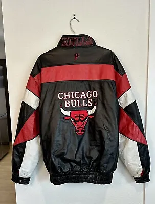 Michael Jordan Signed - 1990’s Chicago Bulls Pro Player Leather Bomber Jacket XL • $200