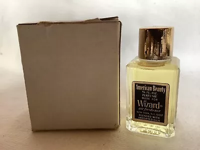 Vintage Wizard Air Freshener Perfume American Beauty .5 Oz. • $20