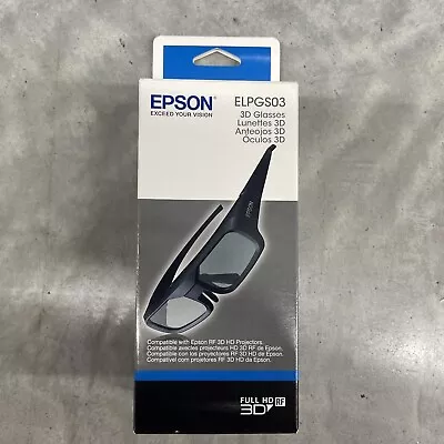 New Epson ELPGS03 RF 3D Glasses 2000 2030 3020e 5020UBe 5030UBe • $27.19