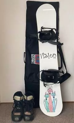 Vision Snowboard Board Binding Boots Case 4 Piece Set • $362.14