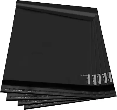 100-Pack Large Poly Mailers 10x13 - Stylish Black Shipping Bags For Small Busine • $10.17