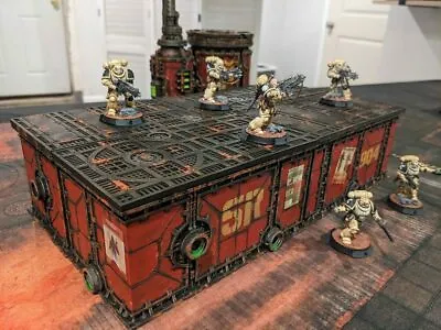 WARHAMMER 40K Mechanicus Terrain Walls & Buildings 28mm 3d Printed PLA FDM • £5.49