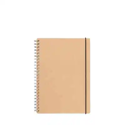 MUJI High-quality Paper Double Ring Notebook Dot Grid With Rubber Closure A5 • $12