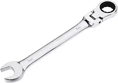 7Mm 12PT Flexible Head Gear Wrench Alloy Steel Industrial Grade Metric Flex Hea • $13.76