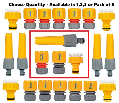 Hozelock Quick Connect Easy To Use Outdoor Hose Connector Various Types & Sizes • £9.99