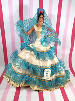 1960's Marin Chiclana FLAMENCO DANCER #423 Luisa Campana 10.5  Doll W/TAG! • $24