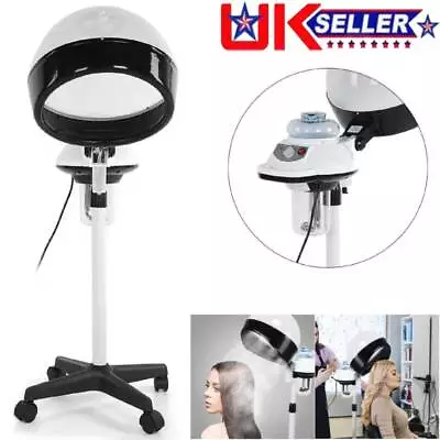 Professional Hair Steamer Hair Dryer Hood Floor Stand Portable Hairdresser • £62.39