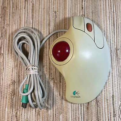 Vintage Logitech Trackball TrackMan Marble Mouse • $12.99