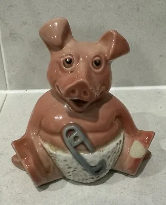 Vintage Wade Collectable Ceramic Pottery NATWEST Baby Woody Money Box Piggy Bank • £2.05