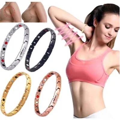 Magnetic Healing Therapy Arthritis Bracelet Women Health Weight Loss Pain Relief • £3.17