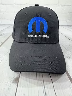 Mopar Parts Black H3 Headwear Adjustable Hook & Loop Hat Cap Vgc! • $19.95