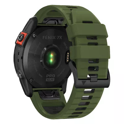 Silicone Watch Band Strap Quickfit For GARMIN Forerunner 935 945 955 Solar 965 • $13.99