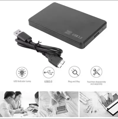 2.5 External Hard Drive Disk USB 3.0 Portable PC Laptop PS4 PS3  XBOX 1TB • £22