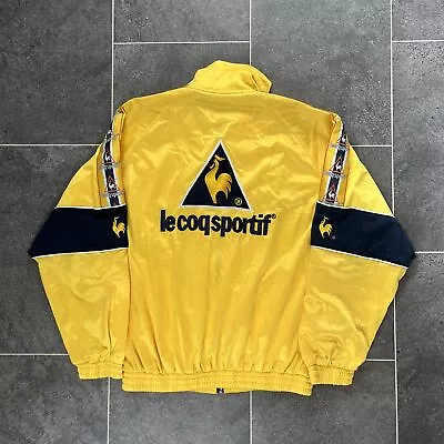 Le Coq Sportif Vintage Track Jacket Full Zip Sweatshirt - Size Small • £19.99