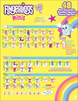 $1.50 • Buy WowWee Fingerlings Minis Series 3 From Blind Bags YOU PICK Characters