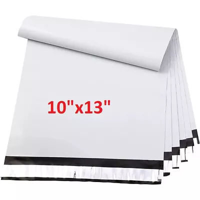 200 Pack White Poly Mailers Shipping Bags Envelopes Packaging Premium Bag 10x13 • $18.38