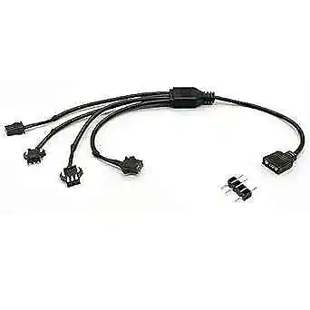  1-to-4 ARGB Splitter Cable 5V 3-pin To JST SM 3Pin Female Adapter Cable 5V  • $16.69