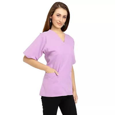 £14.40 • Buy Scrub Tunic. Ashdan M137. Hospital, Medical Uniforms. Comfort Fit. 12 Colours 