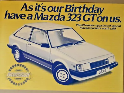 Mazda 323 GT Competition Brochure Circa 1982 • $12.62